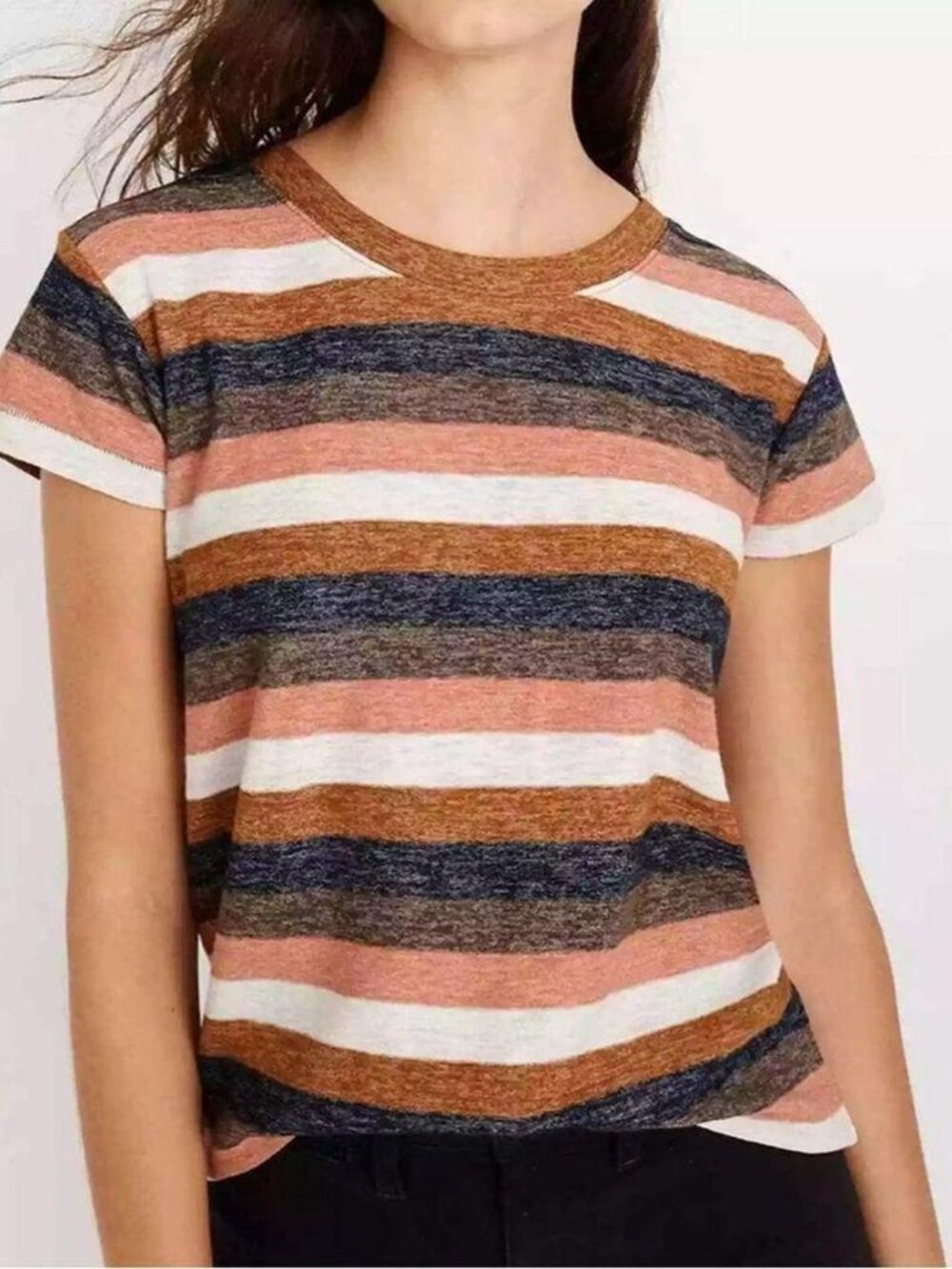 Madewell XXS Stripe Tee Shirt Short Sleeve